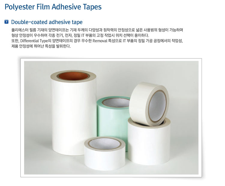 Double-coated Polyester Film Adhesive Tape