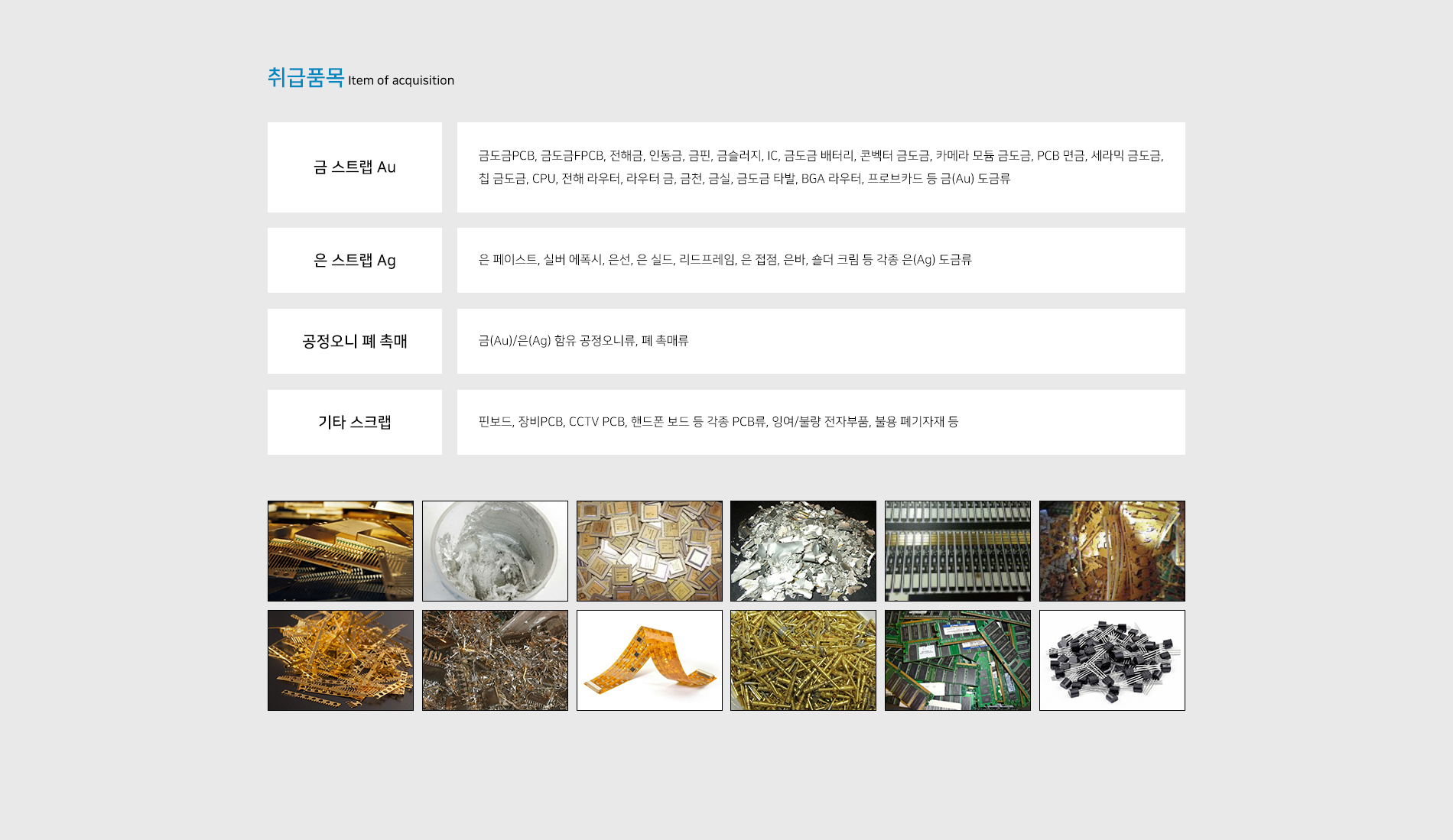 취급품목