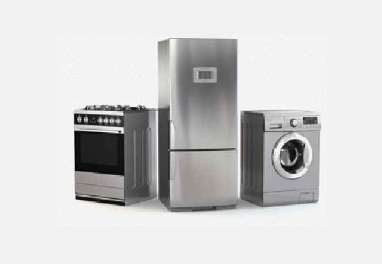 냉장고, 에어컨 등 가전제품의 외관 부품으로 적용