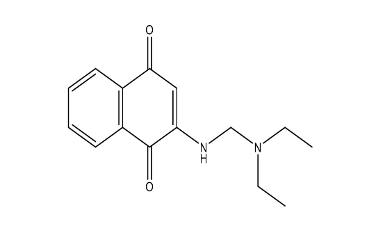 2-(((diethylamino)methyl)amino)naphthalene-1,4-dione